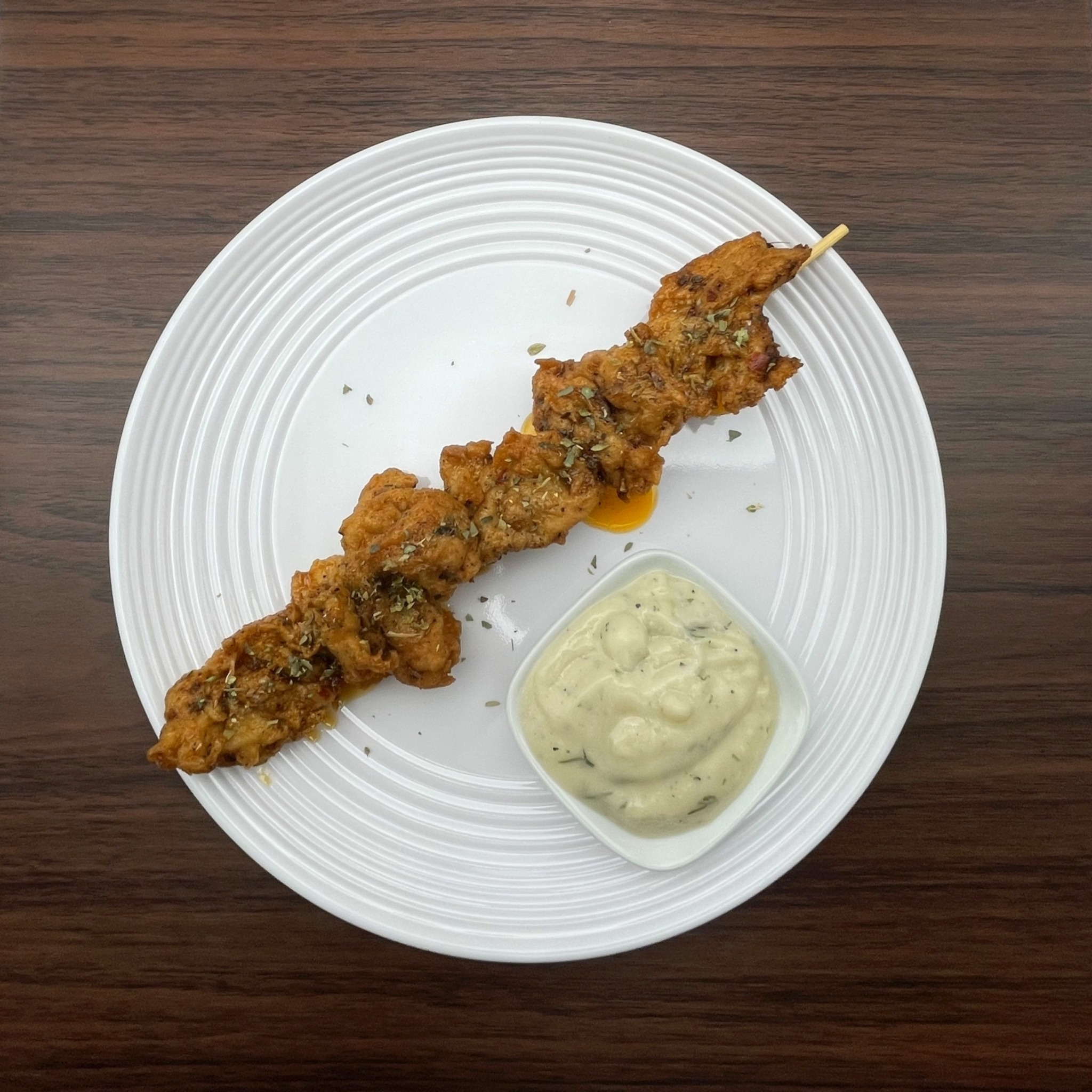 Vegan Chicken Souvlaki Skewer