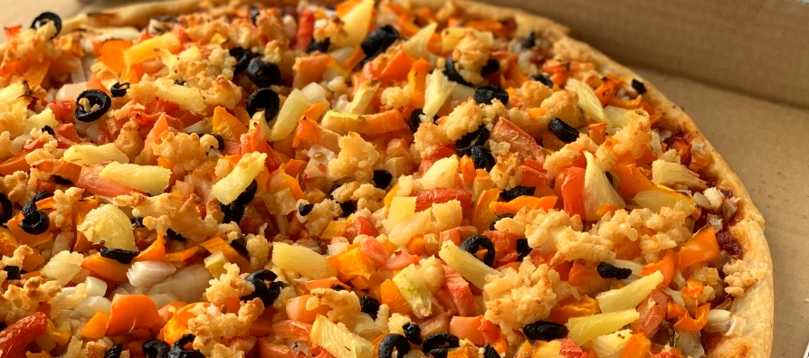 Vegan Pizza House food collage